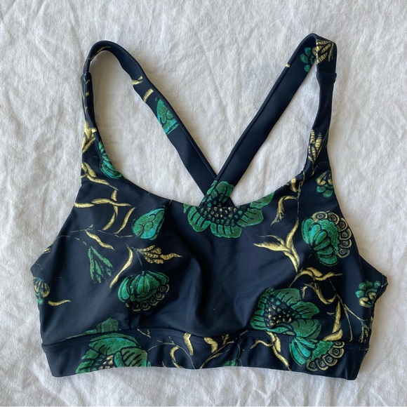 The Upside Other - The Upside Jade floral-print sports bra US6 size small